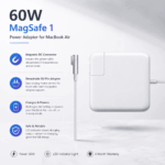 60W Replacement Charger for Macbook (L-Shape) Magsafe - Image 2