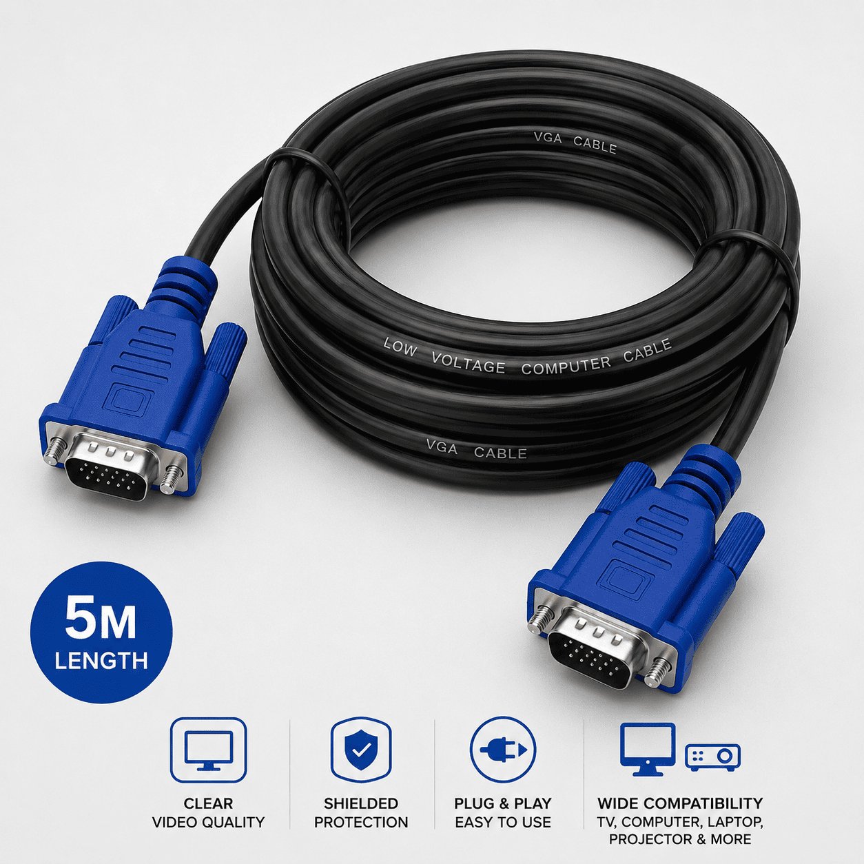 101A VGA 5M Cable - Image 1
