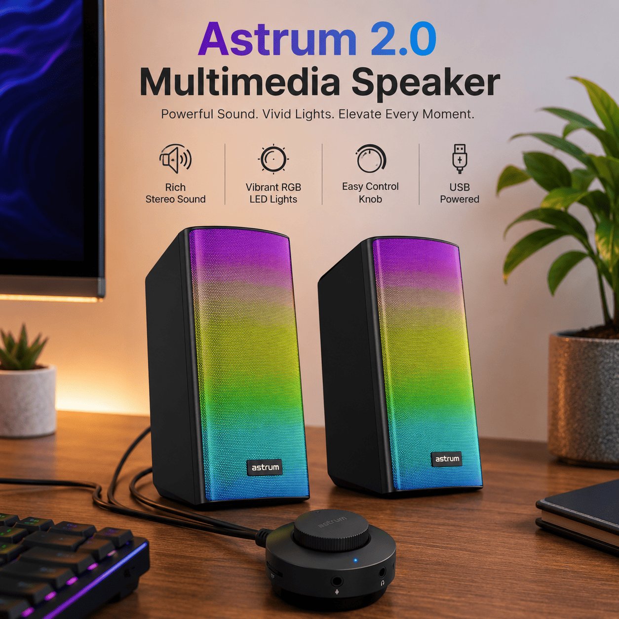 103A Astrum 2.0 Multimedia Speaker - Image 1
