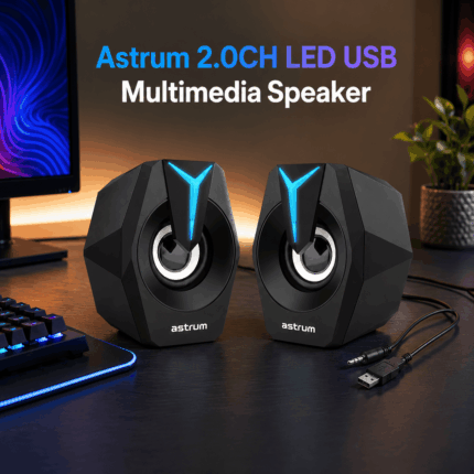 Astrum 2.0CH LED USB Multimedia Speaker