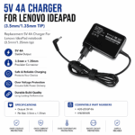 Lenovo IdeaPad 5V 4A Replacement Charger - Image 2