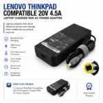 Lenovo ThinkPad 20V 4.5A (90W - 5.0) Replacement Charger - Image 2
