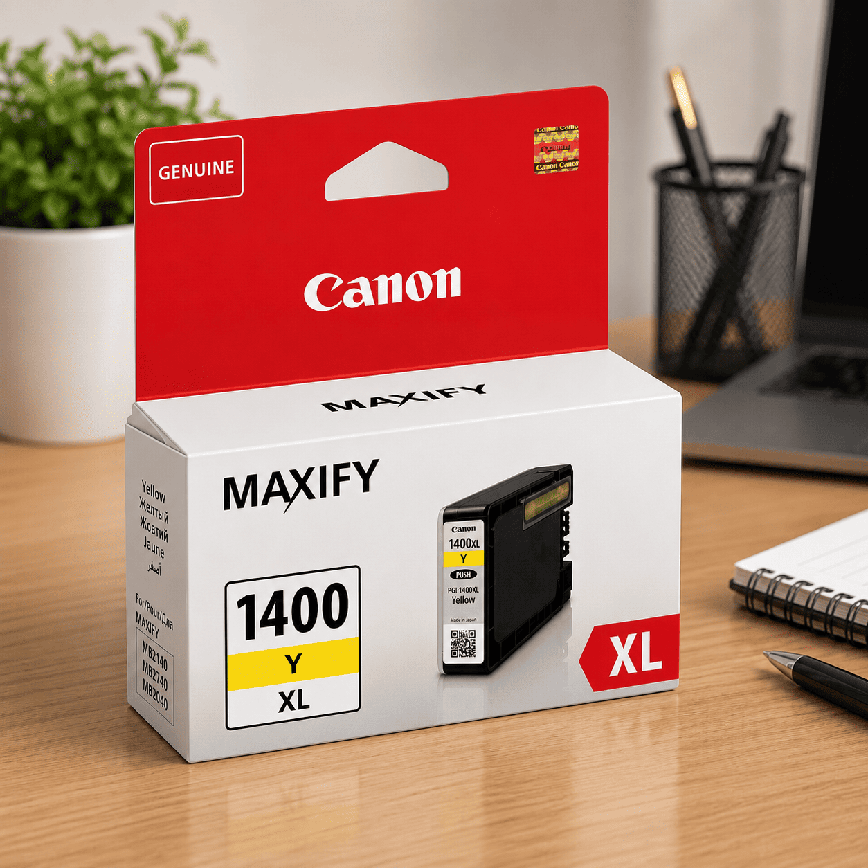 60A Canon 1400XL Y (Compatible) - Image 1