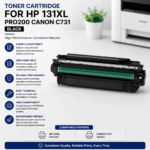 Toner Cartridge for HP 131XL PRO200 CANON C731 BLACK (Compatible) - Image 2