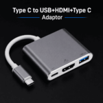 Type C to USB+HDMI+Type C Adaptor