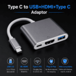 Type C to USB+HDMI+Type C Adaptor - Image 2