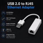 USB 2.0 to RJ45 Ethernet Adapter - Image 2