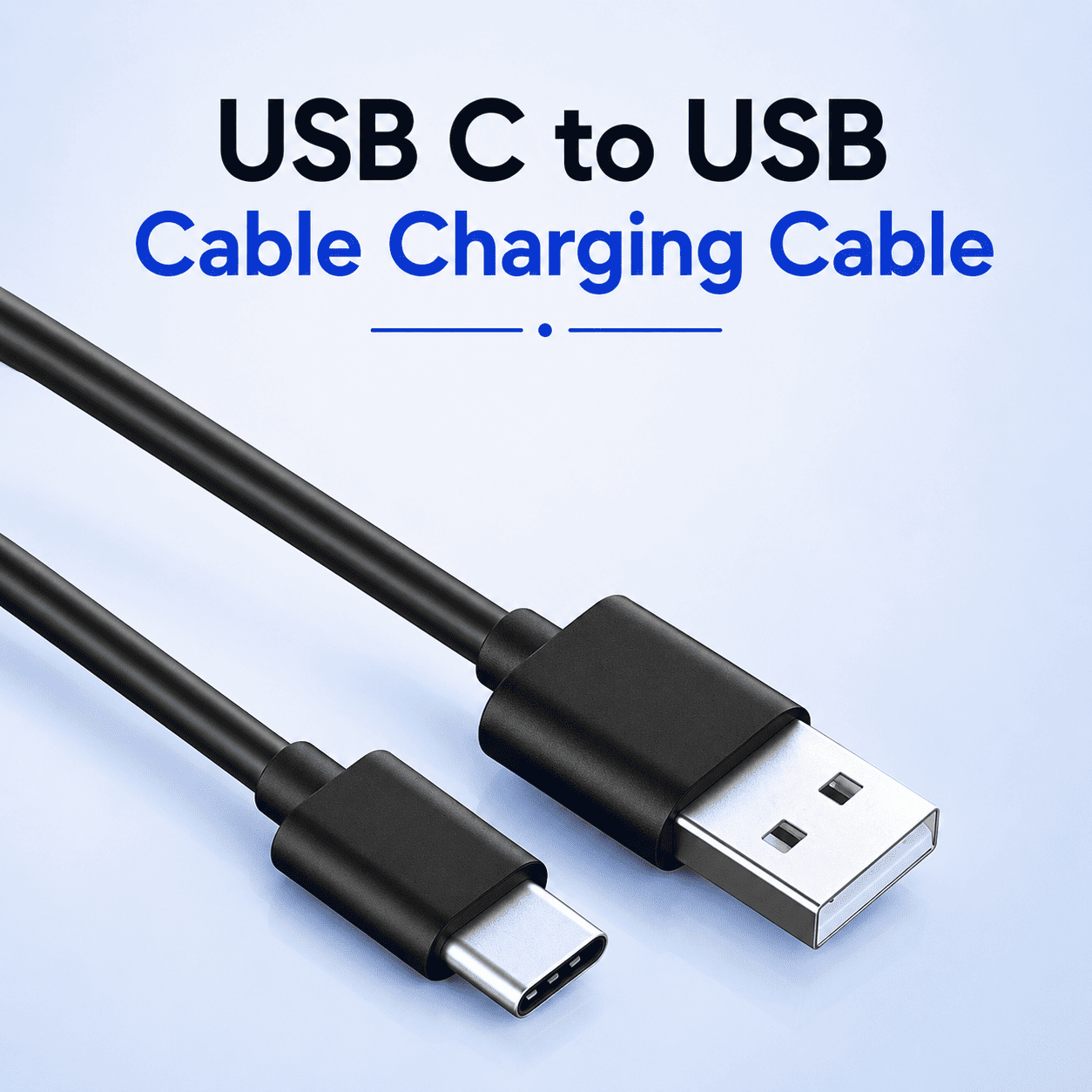89A USB C to USB Cable Charging Cable - Image 1