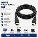 HDMI Cable Braided 3m - Image 2