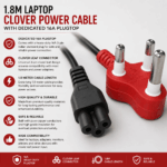 Laptop Clover Power Cable - Image 2